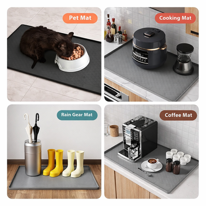 Organiseory | Waterproof Sink Mat Cabinet Protective Pad Silicone