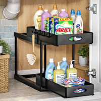 Organiseory | Dual Tier Slide Out Cabinet Organizer